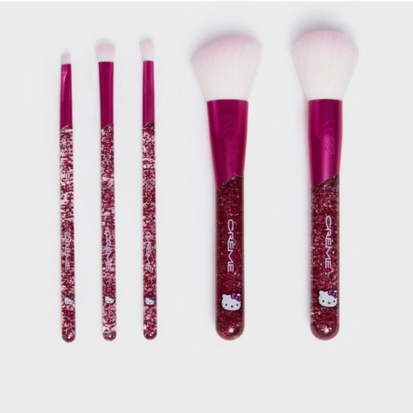 Creme hello kitty makeup brush set - Picture 3 of 4